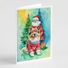 Finnish Lapphund Christmas Greeting Cards Pack of 8 Blank Cards with Envelopes Whimsical A7 Size 5x7 Blank Note Cards