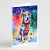 Catahoula Christmas Greeting Cards Pack of 8 Blank Cards with Envelopes Whimsical A7 Size 5x7 Blank Note Cards