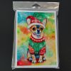Chihuahua Christmas Greeting Cards Pack of 8 Blank Cards with Envelopes Whimsical A7 Size 5x7 Blank Note Cards