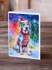 Catahoula Christmas Greeting Cards Pack of 8 Blank Cards with Envelopes Whimsical A7 Size 5x7 Blank Note Cards