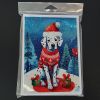 Dalmatian Christmas Greeting Cards Pack of 8 Blank Cards with Envelopes Whimsical A7 Size 5x7 Blank Note Cards
