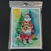 Finnish Lapphund Christmas Greeting Cards Pack of 8 Blank Cards with Envelopes Whimsical A7 Size 5x7 Blank Note Cards