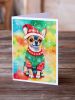 Chihuahua Christmas Greeting Cards Pack of 8 Blank Cards with Envelopes Whimsical A7 Size 5x7 Blank Note Cards