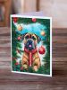 Cane Corso Christmas Greeting Cards Pack of 8 Blank Cards with Envelopes Whimsical A7 Size 5x7 Blank Note Cards