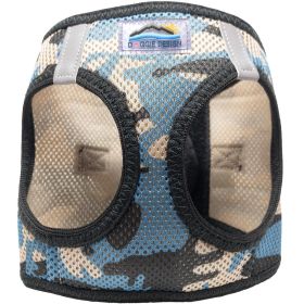 American River Choke Free Dog Harness Camouflage Collection - Blue Camo (size: 2X-Large)
