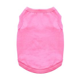 Cotton Dog Tank - Carnation Pink (size: small)