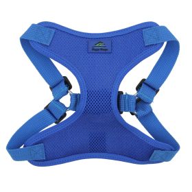 Wrap and Snap Choke Free Dog Harness by Doggie Design - Cobalt Blue (size: small)