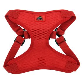 Wrap and Snap Choke Free Dog Harness by Doggie Design - Flame Red (size: small)